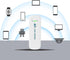 VSVABEFV 150Mbps 4G Portable Sim Hotspot WiFi Dongle Unlocked Mobile Wireless Network Hotspot Device LTE Modem Router
