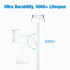 sarmert 4.0ft Apple Certified 30 Pin USB Charging Cable for iPhone 4/4s, iPad 1/2/3, iPod Touch/Nano - White (1 PCS)