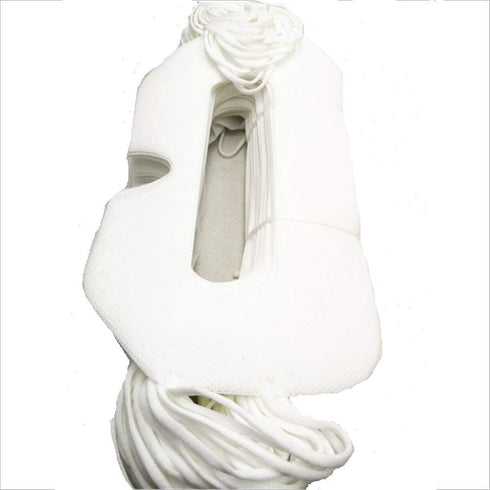 100 Pack White Disposable VR Face Covers, Sanitary Mask Pads for HTC Vive/PS VR/Gear VR/Oculus Rift