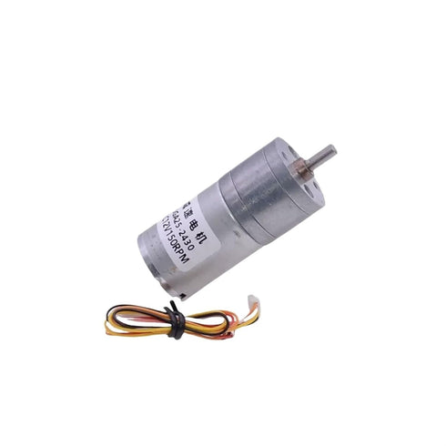 RNUDBLSK 12V24V JGA25-2430 DC Gear Motor Brushless Full-Metal Gear Long-Life Low Speed DIY