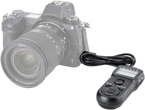 JJC Intervalometer Timer Remote Shutter Release for Nikon D750, D780, Z7, Z6, D7200, D7500, D5600, D5000 & More