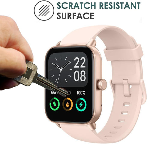 6 Pack Screen Protector Film Compatible with Tensky IDW19 1.8” Smart Watch, Crystal Clear HD Anti-Scratch