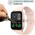 6 Pack Screen Protector Film Compatible with Tensky IDW19 1.8” Smart Watch, Crystal Clear HD Anti-Scratch
