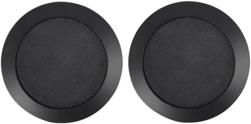 2 Pack 4 Inch Speaker Grill Cover, Black SubWoofer Round Circle Mesh Grille Covers for Car Home Audio Speakers