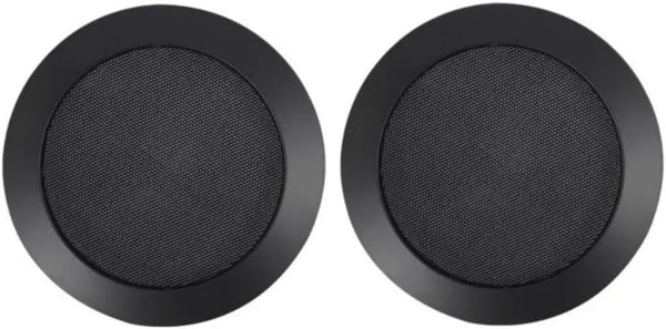 2 Pack 4 Inch Speaker Grill Cover, Black SubWoofer Round Circle Mesh Grille Covers for Car Home Audio Speakers