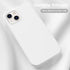 CellEver Ultra Durable Silicone Case for iPhone 13, 6.1 inch, White with Military Grade Protection & Soft Microfiber