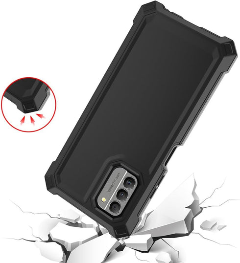 Nokia C300/G100 Case with Screen Protector, Full Body Protection for Nokia C300 N155DL & G100 N150DL, Frosted PC & TPU,
