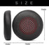 Replacement Ear Pads Cushion for Plantronics Voyager Focus 1/2 UC, Plantronics Voyager Focus B825 Headset Ear Covers,Ear Cushions Cover for Poly BlackWire 5200?5210?5220?7225,Voyager 4210/4220.