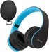 PowerLocus Wireless Bluetooth Over-Ear Stereo Foldable Headphones, Wired Headsets with Built-in Microphone for iPhone