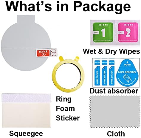 Screen Protector for AGPTEK SR2 1.32” Round Screen Smartwatch, Soft TPU, 4-pack