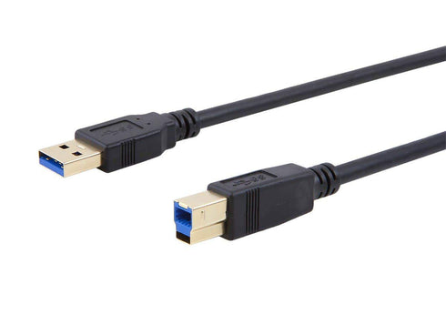 Monoprice Select Series USB 3.0 A to B Cable, 1.5ft, Compatible with Brother, HP, Canon & More!