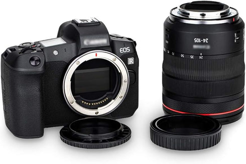 Rear Lens Cap & Body Cap Cover for Canon RF Mount Mirrorless Camera EOS R100 R50 R10 R8 R7 R6 Mark II R5C R5 R3 R RP -