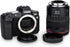 Rear Lens Cap & Body Cap Cover for Canon RF Mount Mirrorless Camera EOS R100 R50 R10 R8 R7 R6 Mark II R5C R5 R3 R RP -