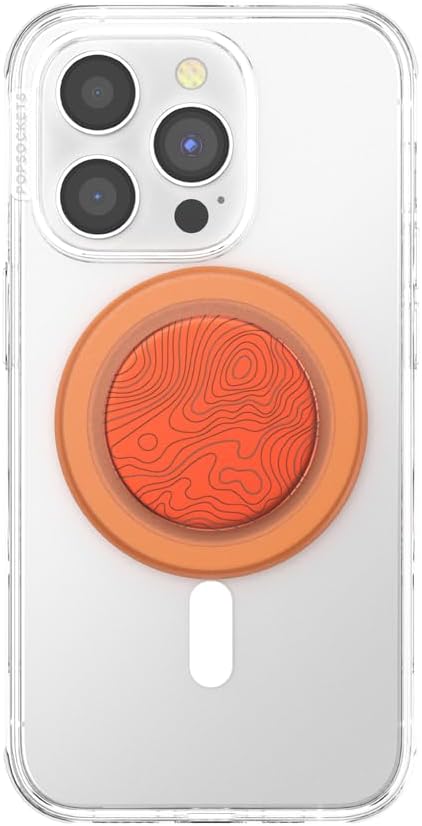 PopSockets Phone Grip Compatible with MagSafe, Wireless Charging Compatible Phone Holder, Into The Woods - Alum Topo