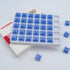 GATERON CJ Keyboard Switches, China Joy Light Dark Blue Purple Custom 5 Pin Through-Hole LED Linear Switches (35 PCS)