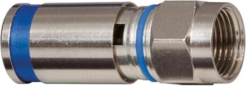 Klein Tools VDV812-624 Weatherproof Compression F-Connector for RG6 Coax Cable, 50-Pack