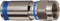 Klein Tools VDV812-624 Weatherproof Compression F-Connector for RG6 Coax Cable, 50-Pack