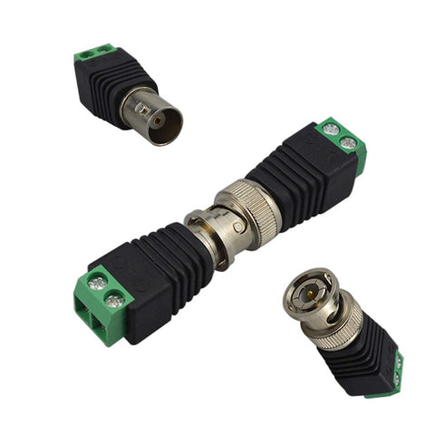 FULARR 20Pcs Professional Connector Kit, 10 Pairs BNC Male & Female Socket Screw Terminal Block Adapter