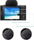 Screen Protector for Sony ZV-1F Vlog Camera & Lens Cap Cover - 0.3mm 9H Hardness Tempered Glass, Anti-Scratch