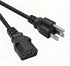 Cilhrok Universal 3 Prong AC Power Cord, 5Ft Replacement PC Power Cable for