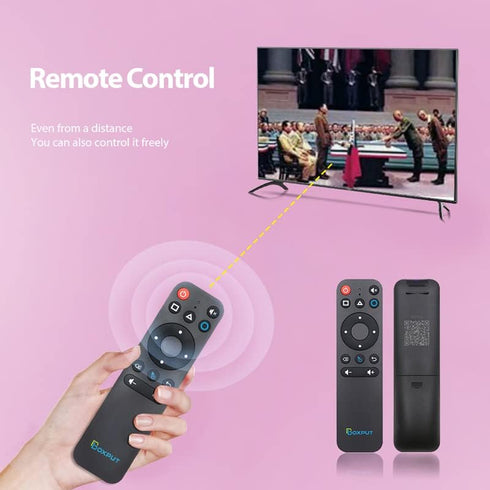 BPR1S Air Mouse Remote Bluetooth Voice Control with 6 Axis Gyro, Full Buttons IR Learning for PC Android TV Box Smart