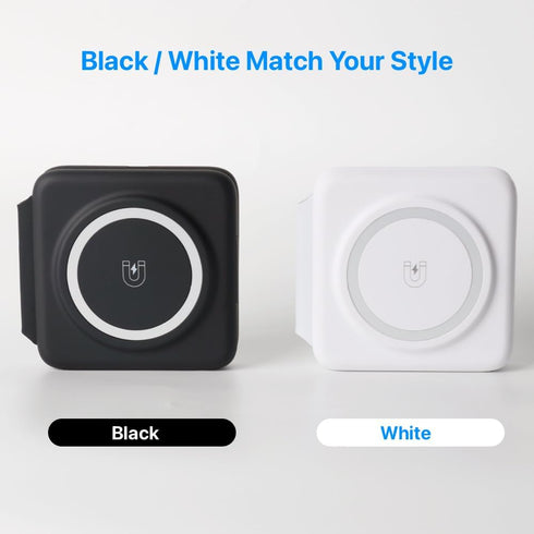 Wireless Charging Station 3 in 1 Foldable Magnetic 15W Travel Fast Charger for iPhone 15/14/13/12 Series, AirPods