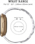 Stainless Steel Bracelet Compatible with Fitbit Sense 2/Sense/Versa 4/Versa 3 - Dressy Luxurious Bands