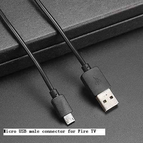 Eeejumpe 10ft Feet Long Micro USB Power Cable/Cord for Amazon Fire TV Stick Media Player