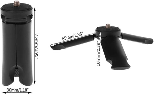 Whoasyst 1/4'' Universal Mini Tripod Stand for Smartphone Action Camera Holder Monopod