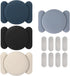 Goktvai 4pcs Magnetic Holder Case for Airtag, Soft Silicone Protective Cover Hider Hidden