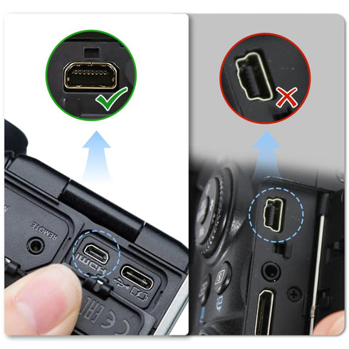 LSYRIA UC-E6 UC-E16 UC-E17 15, 4.5ft USB Picture Transfer Charge Cable with USB-C Connector Suitable for Select Nikon
