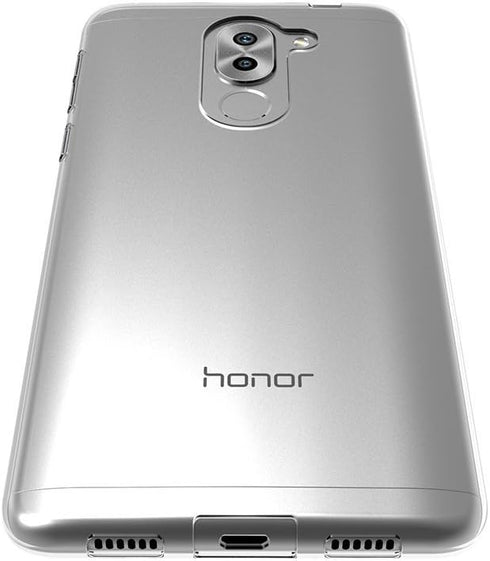 MaiJin Soft TPU Rubber Gel Bumper Case for Huawei Mate 9 Lite/Honor 6X / Huawei GR5 2017 (5.5 inch) Transparent Back