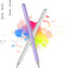 LUNTAK Stylus Pen for iPad, 2 Pcs Universal for Apple/iPhone/iPad Pro/Mini/Air/Android/Microsoft with 4 Tips (Purple &