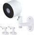 2Pack Adjustable Security Wall Mount Bracket for Google Nest Cam Outdoor/Indoor, Perfect View Angle - White