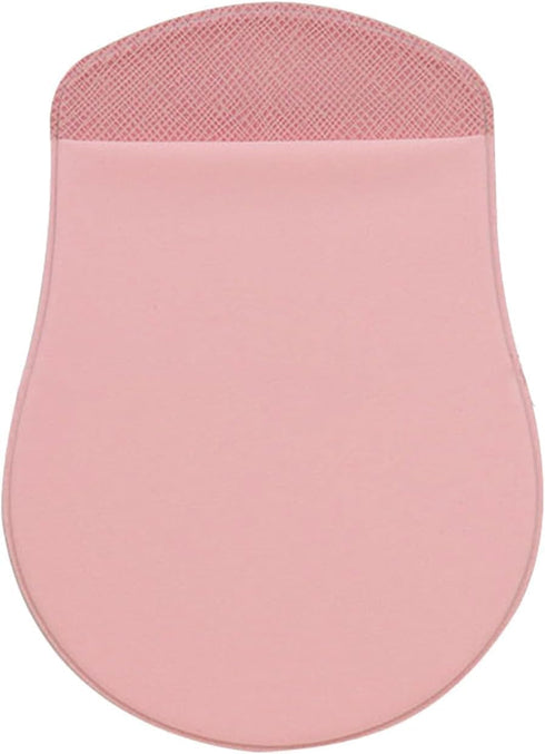 Tustao Pink Universal Stick-On Mouse Pouch Holder for Sleevefor Laptop Reusable Adhesive Storage