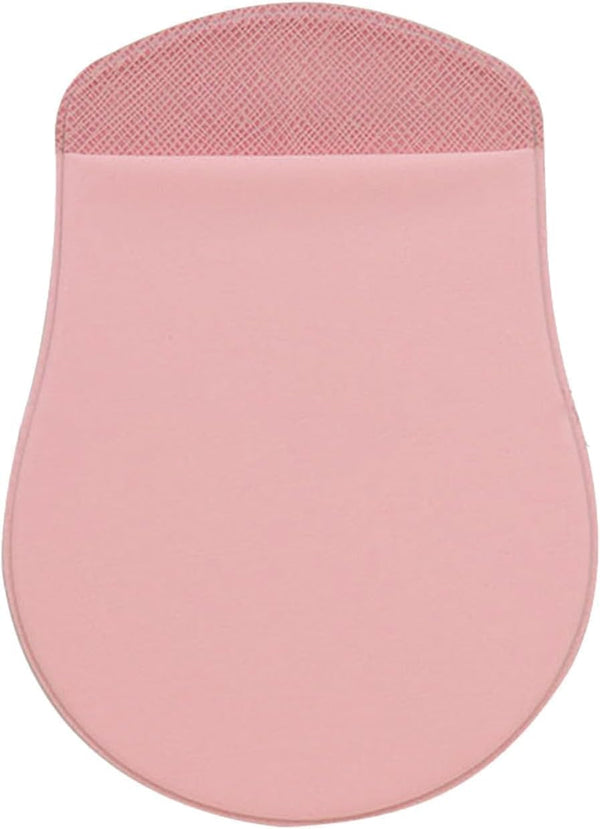 Tustao Pink Universal Stick-On Mouse Pouch Holder for Sleevefor Laptop Reusable Adhesive Storage
