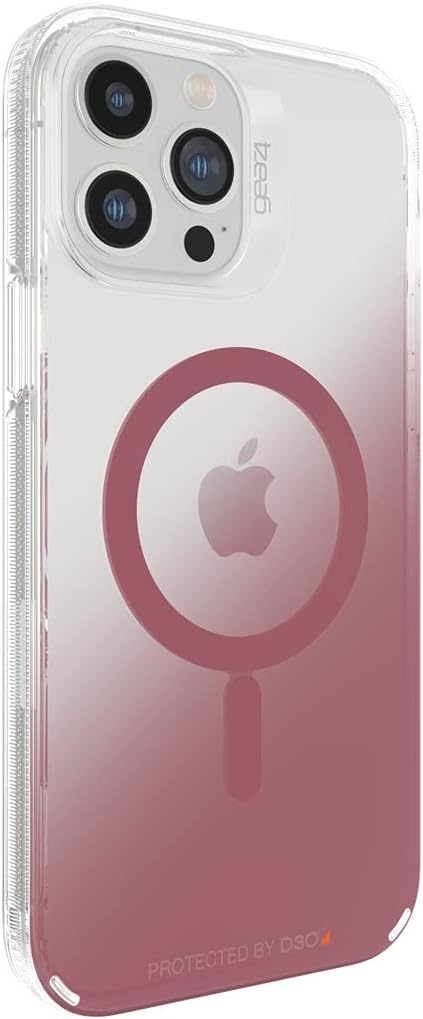 Gear4 ZAGG Milan Snap Case for Apple iPhone 13 Pro Max, MagSafe Compatible Clear Case with Detailing