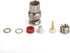 Eightwood BNC Male Plug Solder Clamp Connector 10-Pack for RG58 RG142 LMR195 Coax Cable