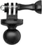 1" Ball Mount Adapter for Insta360 One X2, X, One R, RS, GO 2, GoPro Hero, Compatible with RAM Ball Head Mounts B Size