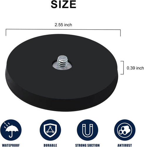 VVHOOY Magnetic Camera Mounting Base for Blink Mini Pan-Tilt Camera - Rubber Coating Neodymium Magnet Stand