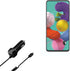BoxWave Car Charger - Compatible with Samsung Galaxy A51 5G, Extra USB Port with Integrated Cable