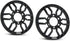 DS18 PRO-GRILL10 Speaker Cover - 10-Inch Black Plastic Universal Grill Cover, Set of 2