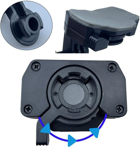ThtRht 360 Action Camera Helmet Mount Holder Universal Self-Adhesive Sticky Mounts for Gopro Hero DJI Osmo Insta Sjcam