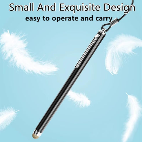 Tablet Touch Pen with Chain, High Sensitivity Stylus for Mobile Phones and GPS, Black