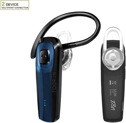 M26 Headset V5.0 TOORUN Bluetooth Earpiece, Bluetooth Handsfree Wireless Earpiece Headphone with Noise Reduction
