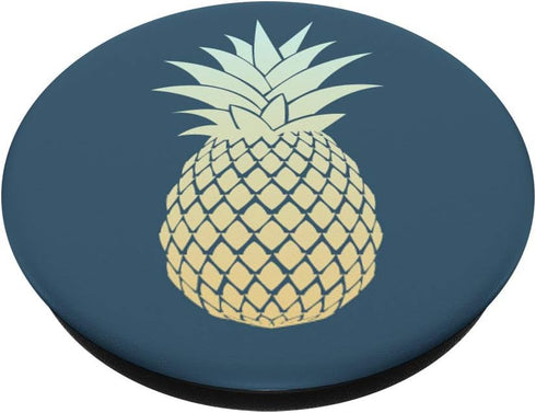 Yellow Cyan Blue Beach Hawaii Summer Pineapple Gradient PopSockets PopGrip: Swappable Grip for Phones & Tablets
