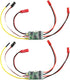 JINOARC 2Sets Dual Way 5A ESC Speed Control, Bidirectional Brushed ESC 2S-3S for