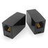 2Pack RJ11 Coupler Phone Line Connector Telephone Cord Adapter RJ11 6P4C Female to Female (Black)