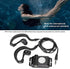 Dilwe IPX8 MP3 4GB MP3 8-10 MP3/Lossless Swimming, Player, Portable Players with Headphone, Hours Format Music Player