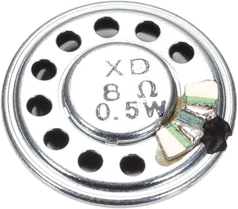 DMiotech 2 Pack 0.5W 8 Ohm 27mm Diameter DIY Magnetic Speaker Round Type (Black)